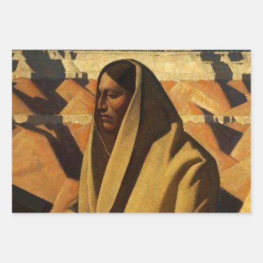 "Earth Knower" Western Art von Maynard Dixon Geschenkpapier Set (Vorderseite)