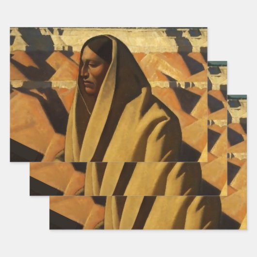 "Earth Knower" Western Art von Maynard Dixon Geschenkpapier Set (Set)
