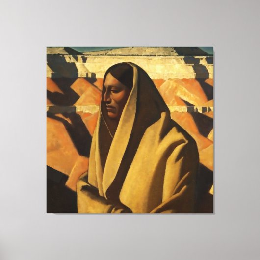 "Earth Knower" Western Art von Maynard Dixon Leinwanddruck (Vorderseite)