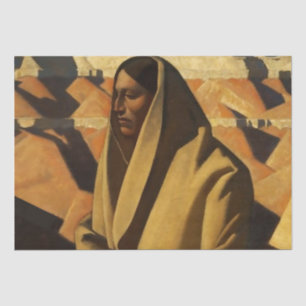 „Earth Knower“ Western Art von Maynard Dixon Seidenpapier