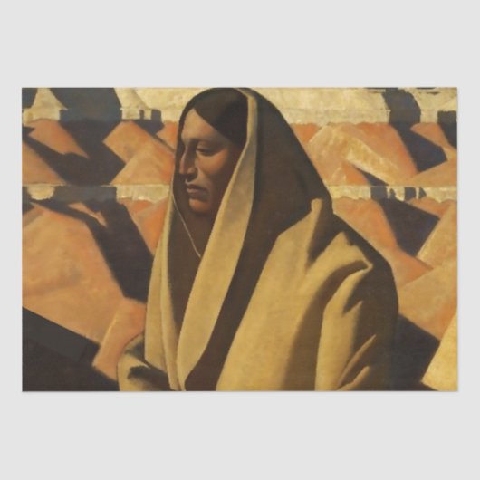 "Earth Knower" Western Art von Maynard Dixon Seidenpapier (Vorderseite)