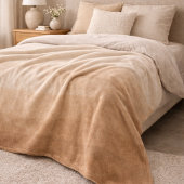 Earth Layered Calm Fleece-Decke Fleecedecke