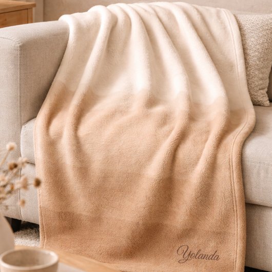 Earth Layered Calm Fleece-Decke Fleecedecke
