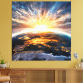 *~* Earth Light Celestial Cosmos AP70 Leinwanddruck (Insitu (Wohnzimmer))