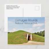 Earth Lodge, Ocmulgee Mounds NHP, Georgia Postkarte (Vorne/Hinten)