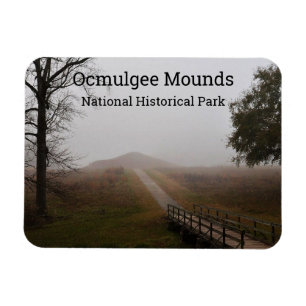 Earth LodgeTrail, Ocmulgee Mounds, Georgia Magnet