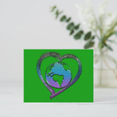 EARTH LOVER Series Postkarte (Stehend Vorderseite)