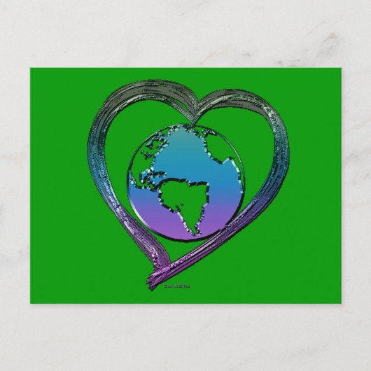 EARTH LOVER Series Postkarte (Vorderseite)