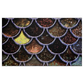 Earth Luxury Glitzer Mermaid Scales Stoff (Fat Quarter (45,7 x 55,9 cm))