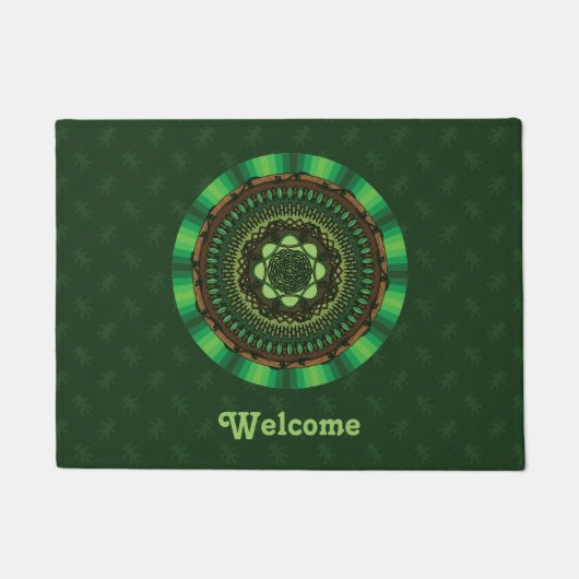 Earth Mandala Doormat Fußmatte (Vorderseite)