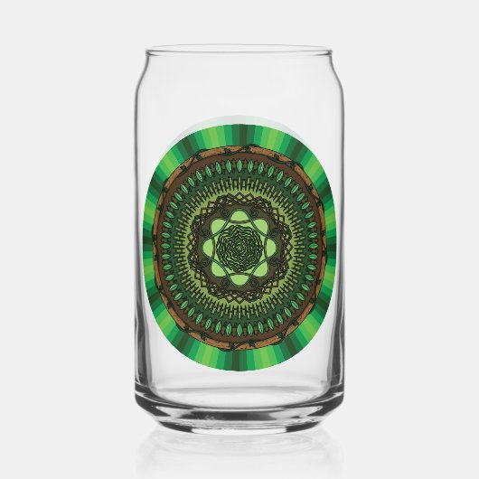 Earth Mandala Dosenglas (Vorderseite)