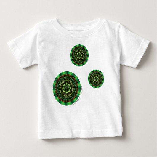 Earth Mandala Kid's and Baby Light Shirt (Vorderseite)