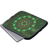Earth Mandala Laptop Case (Vorne Knopf)