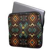 Earth Mandala Laptopschutzhülle (Vorderseite Links)