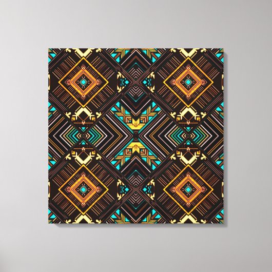 Earth Mandala Leinwanddruck (Vorderseite)