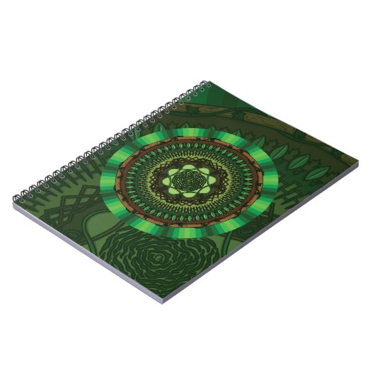 Earth Mandala Notebook Notizblock (Linke Seite)