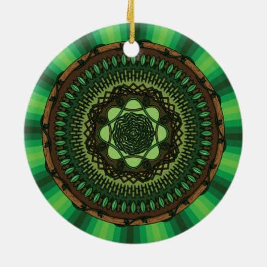 Earth Mandala Ornament (Hinten)