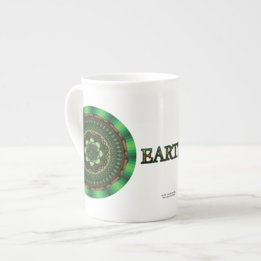 Earth Mandala Specialty Tasse (Vorderseite Links)