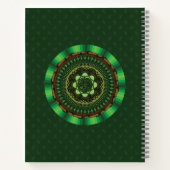 Earth Mandala Spiral Notebook Notizbuch (Rückseite)