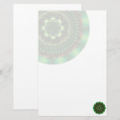 Earth Mandala Stationery Briefpapier (Vorne/Hinten)