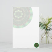 Earth Mandala Stationery Briefpapier (Stehend Vorderseite)