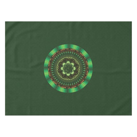 Earth Mandala Tablecloth Tischdecke (Vorderseite (Horizontal))