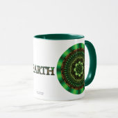 Earth Mandala Tasse (VorderseiteRechts)