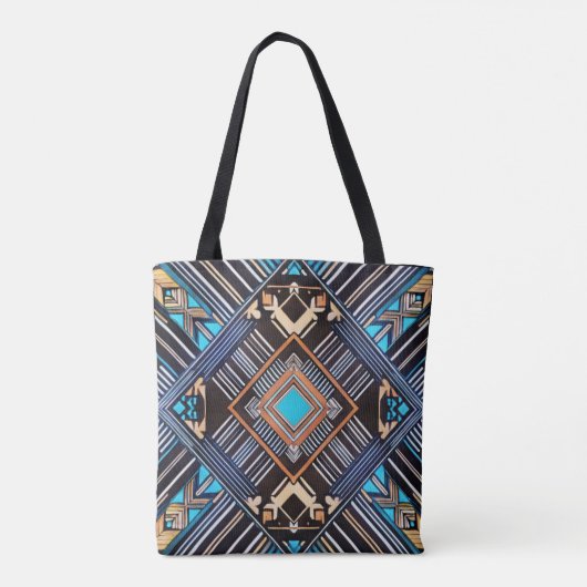 Earth Mandala Tote Tasche (Rückseite)
