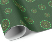 Earth Mandala Wrapping Paper Geschenkpapier (Rolleneckpunkt)