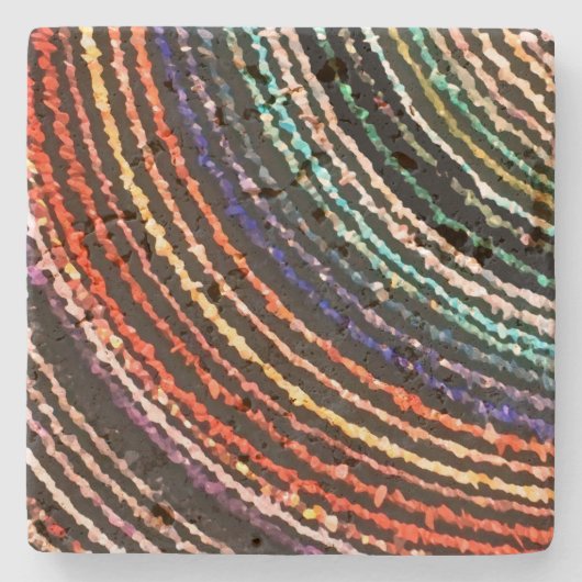 Earth Medley Stone Untersetzer - Rhythmus der Sais (Vorderseite)