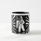 Earth Moon Astronaut-Tasse Tasse (Zentrum)