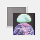 Earth Moon Magnet (Vorderseite/Rückseite)