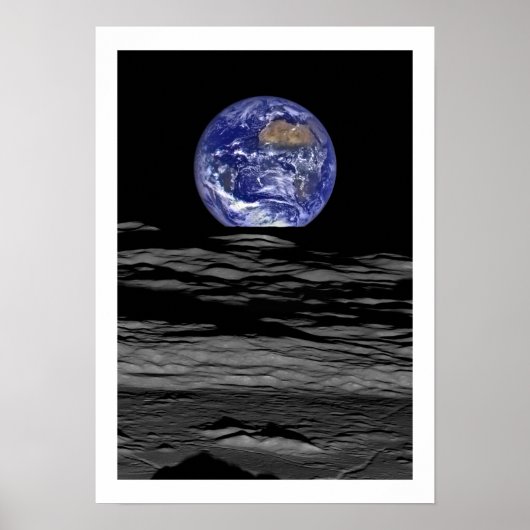 Earth Moonscape Poster (Vorne)