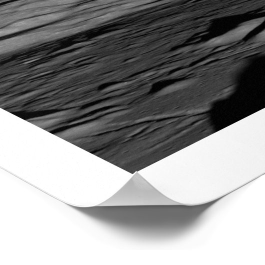 Earth Moonscape Poster (Ecke)