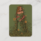 Earth Mother Goddess Druid Visitenkarte (Vorderseite)