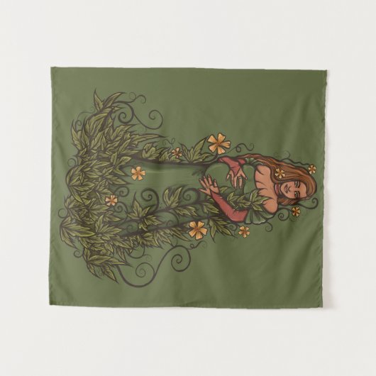 Earth Mother Goddess Druid Wandteppich (Vorderseite (Horizontal))