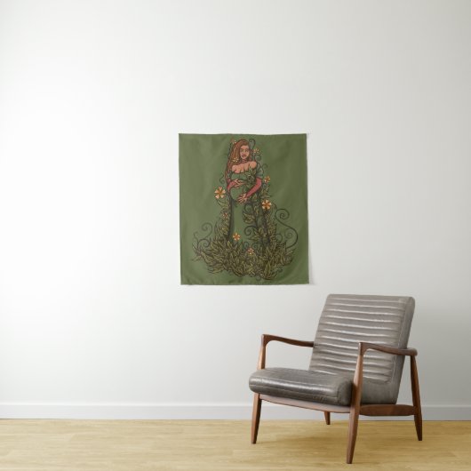 Earth Mother Goddess Druid Wandteppich (Beispiel)