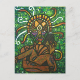 Earth Mother Postcard Postkarte