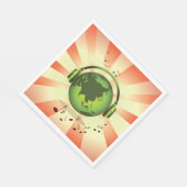 Earth Music Paper Napkins Serviette (Ecke)