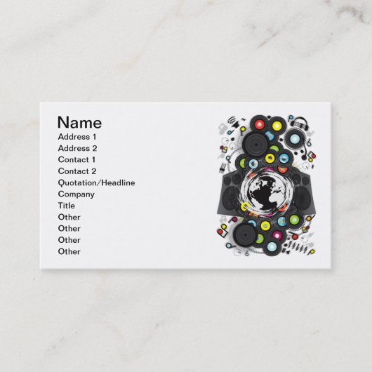 Earth_Music Visitenkarte (Vorderseite)