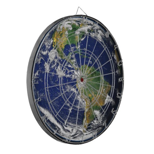 Earth Our World Dart Board Dartscheibe (Vorderseite Links)