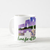 Earth Our Zuhause Blue Summer Sky Sky and Water Kaffeetasse (Vorderseite Links)