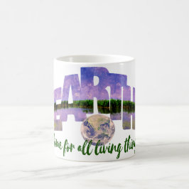 Earth Our Zuhause Blue Summer Sky Sky and Water Kaffeetasse