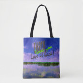 Earth Our Zuhause Blue Summer Sky Sky and Water Tasche (Vorderseite)