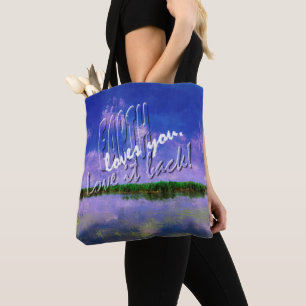 Earth Our Zuhause Blue Summer Sky Sky and Water Tasche