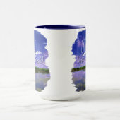 Earth Our Zuhause Blue Summer Sky Sky and Water Tasse (Zentrum)