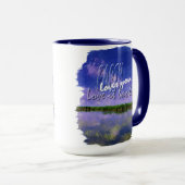 Earth Our Zuhause Blue Summer Sky Sky and Water Tasse (VorderseiteRechts)