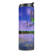 Earth Our Zuhause Blue Summer Sky Sky and Water Thermosbecher (Nach links gedreht)