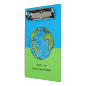 Earth Our Zuhause Sweet Zuhause Mini Klemmbrett (Gewinkelt2)