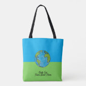 Earth Our Zuhause Sweet Zuhause Tasche (Rückseite)